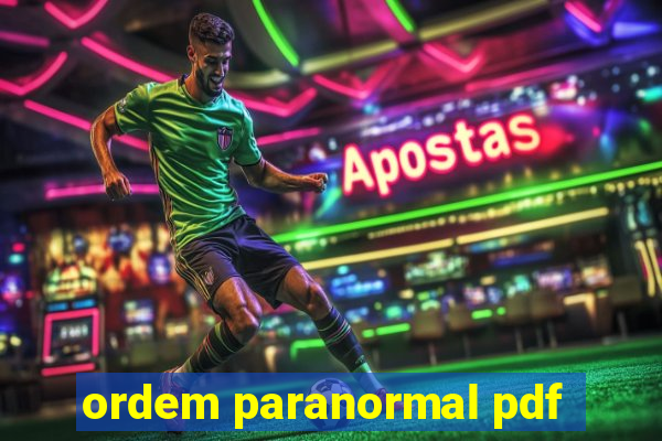 ordem paranormal pdf