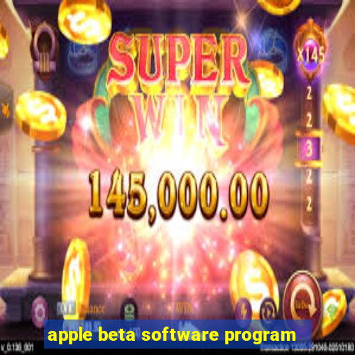 apple beta software program