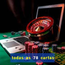 todas as 78 cartas do tarot