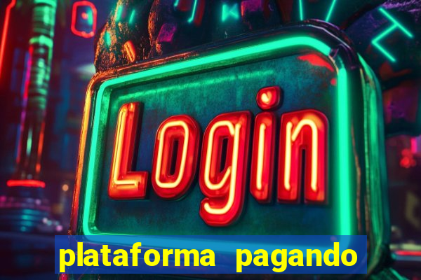 plataforma pagando bonus no cadastro