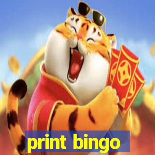 print bingo