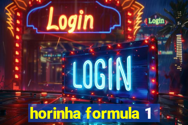 horinha formula 1