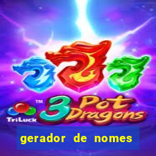 gerador de nomes para jogos