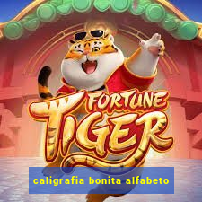 caligrafia bonita alfabeto