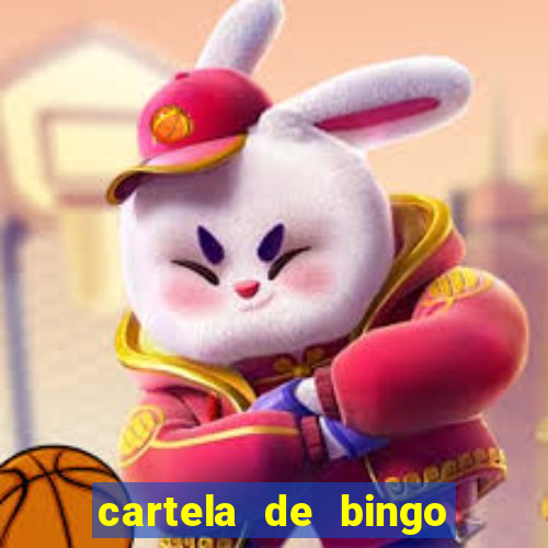 cartela de bingo cha de bebe