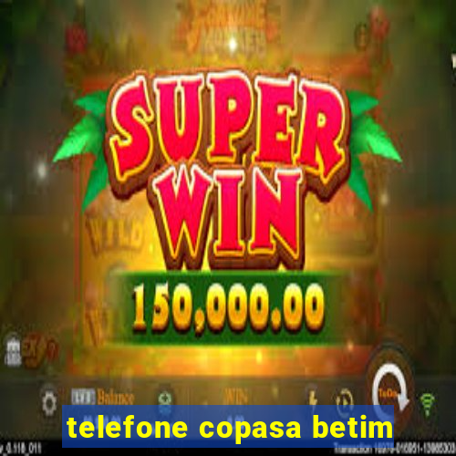 telefone copasa betim