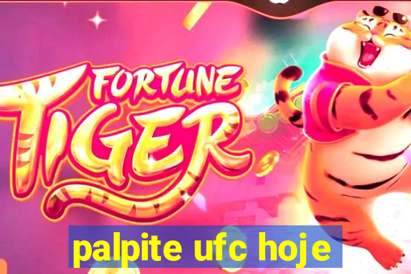 palpite ufc hoje