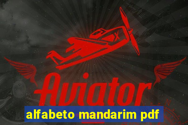 alfabeto mandarim pdf