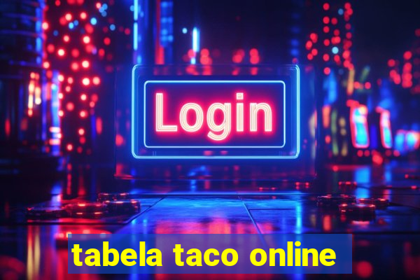 tabela taco online